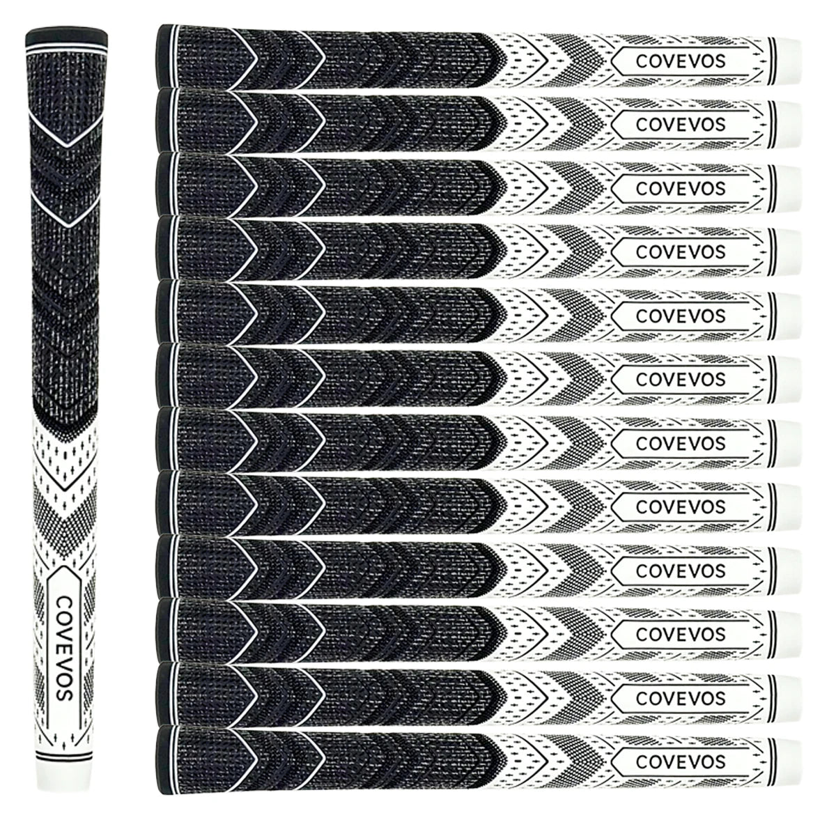 13pcs golf grips, made of natural rubber, with durable non-slip design, suitable for men and women.