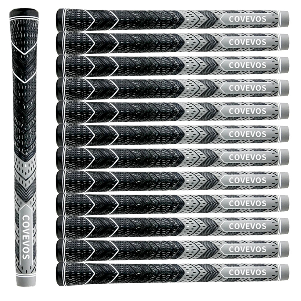 13pcs golf grips, made of natural rubber, with durable non-slip design, suitable for men and women.