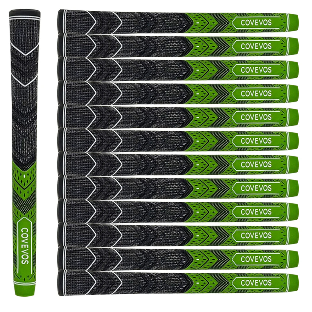 13pcs golf grips, made of natural rubber, with durable non-slip design, suitable for men and women.