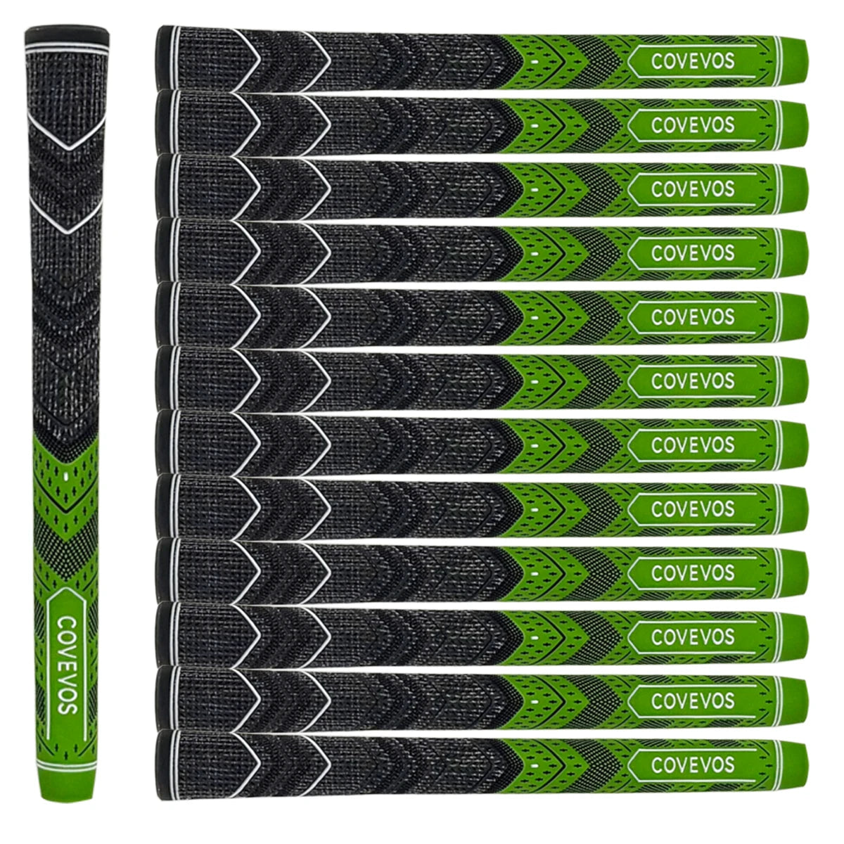 13pcs golf grips, made of natural rubber, with durable non-slip design, suitable for men and women.