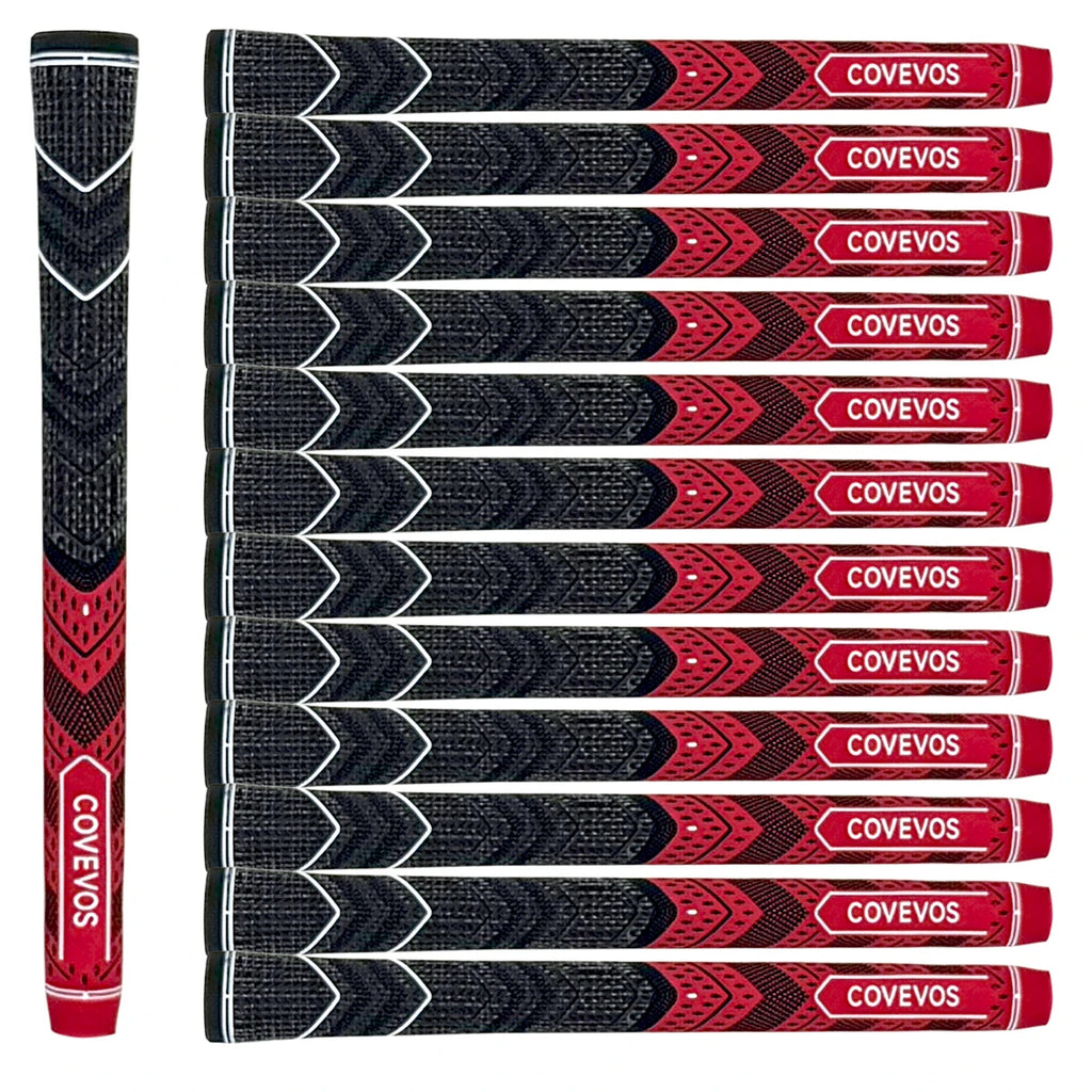 13pcs golf grips, made of natural rubber, with durable non-slip design, suitable for men and women.