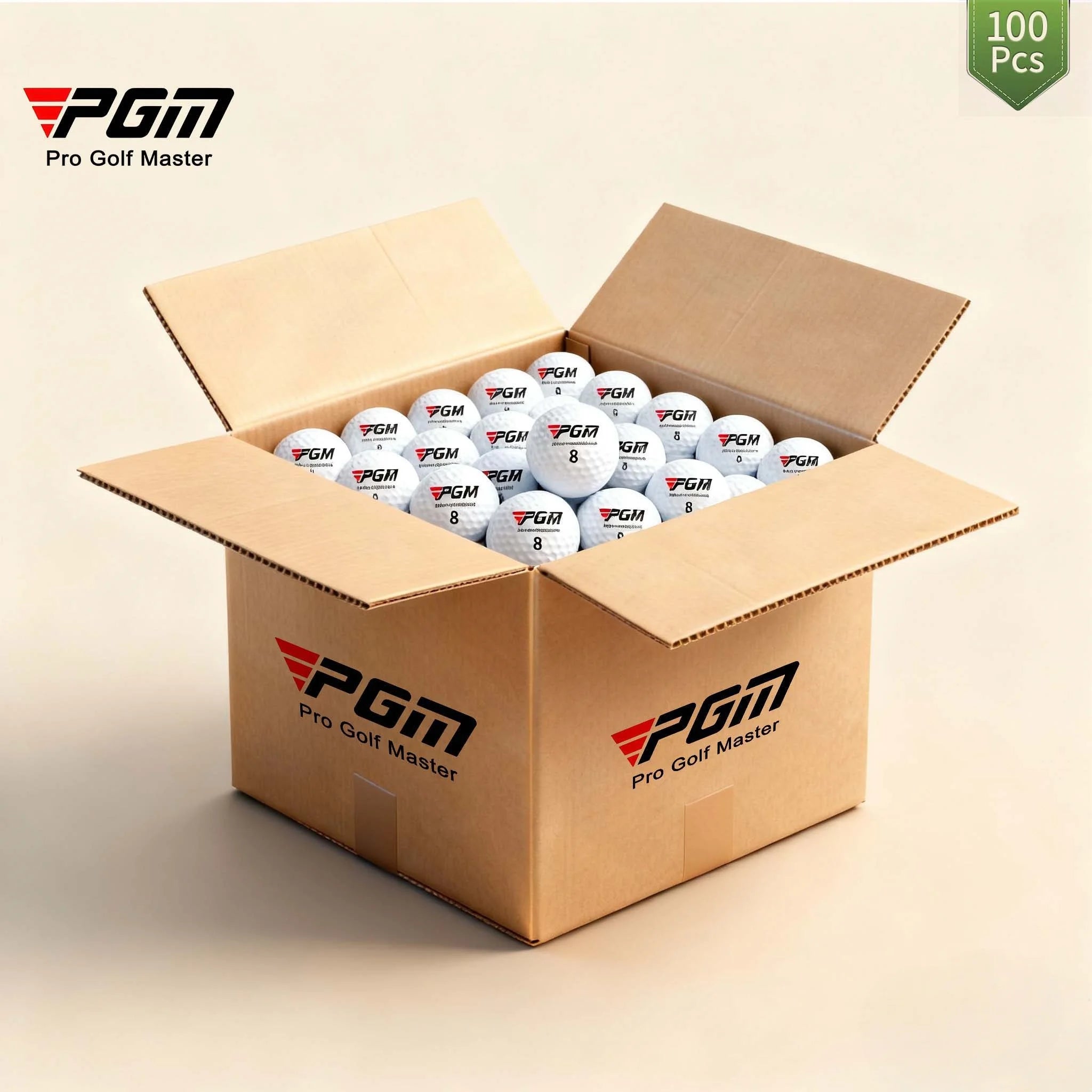 PGM Official 3-Layer Premium Golf Balls Practice Compet Performance Training for Distance Straight Shots Golf Design for Sport