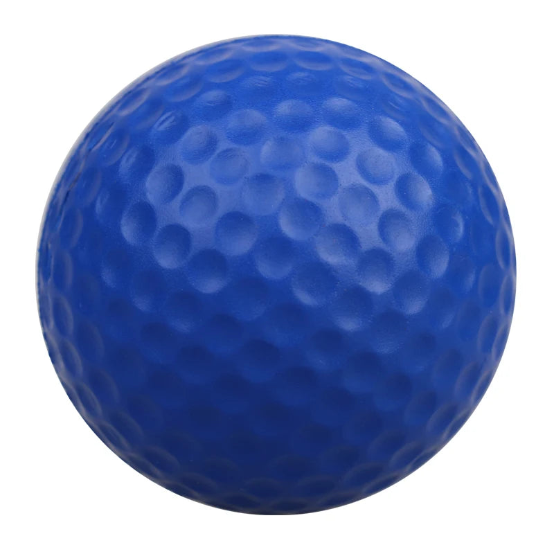 10Pcs Yellow PU Foam Golf Balls Sponge Elastic Indoor Outdoor Practice Training