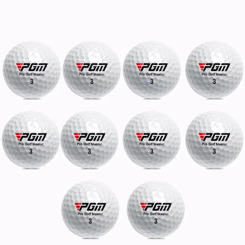 PGM Official 3-Layer Premium Golf Balls Practice Compet Performance Training for Distance Straight Shots Golf Design for Sport