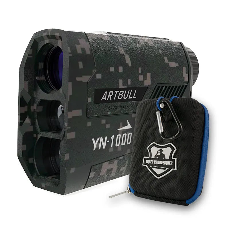 ARTBULL Outdoor Laser Golf Rangefinder for Hunting 1000m 650m Telescope with Flag-Lock Slope Pin Distance Meter Monocular