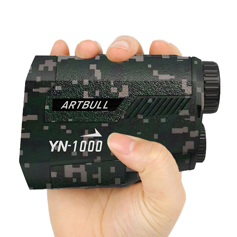 ARTBULL Outdoor Laser Golf Rangefinder for Hunting 1000m 650m Telescope with Flag-Lock Slope Pin Distance Meter Monocular