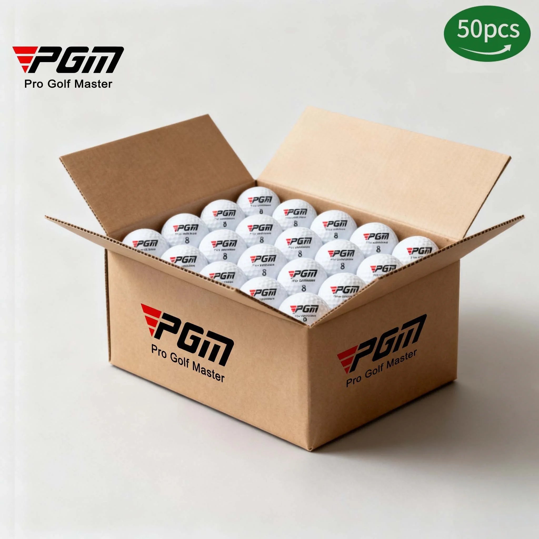 PGM Official 3-Layer Premium Golf Balls Practice Compet Performance Training for Distance Straight Shots Golf Design for Sport