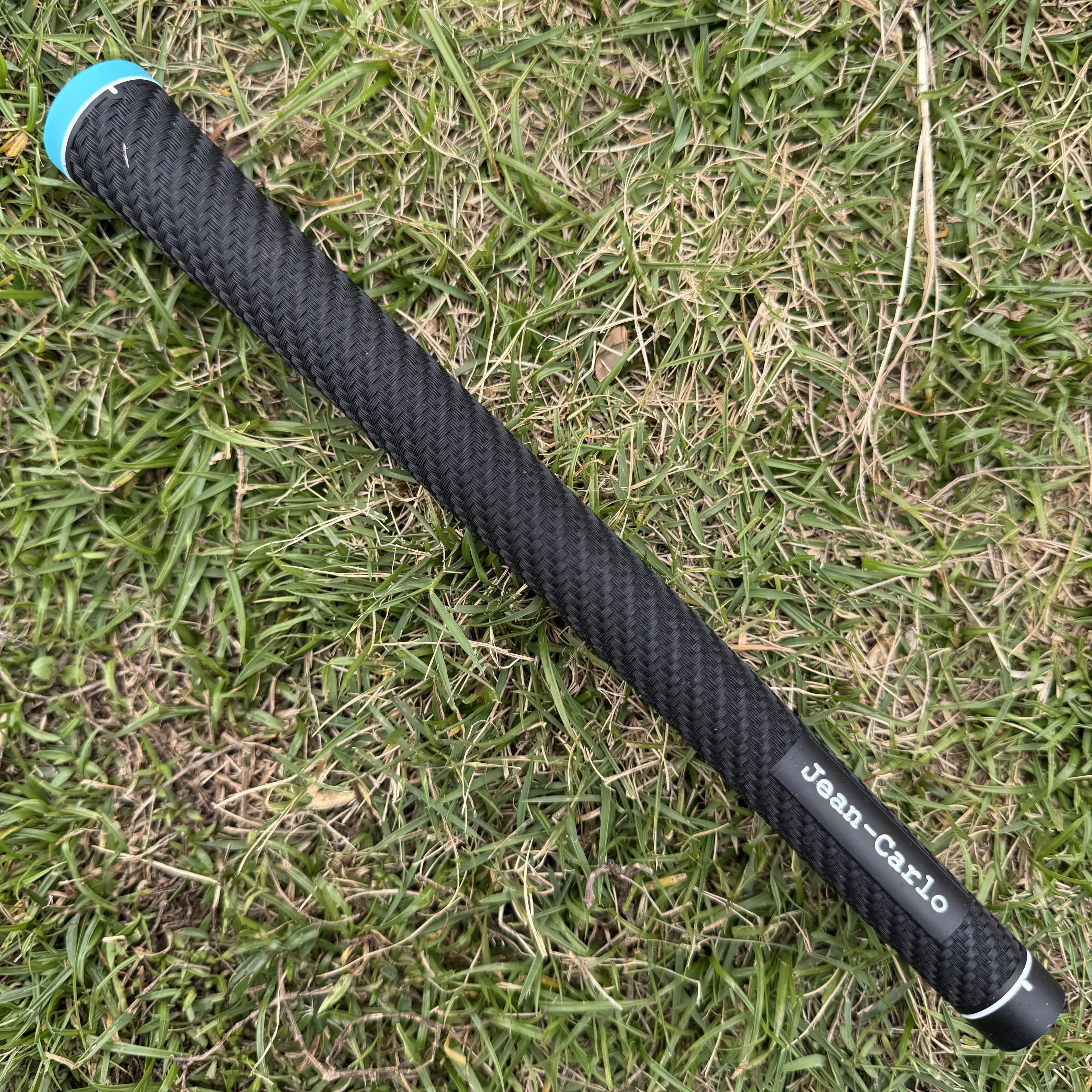 Jean Carlo Golf Club Accessories Golf Grip TPE Rubber 60R Standard Driver Fairway Wood Hybrid Iron Wedges Grip Black with Blue