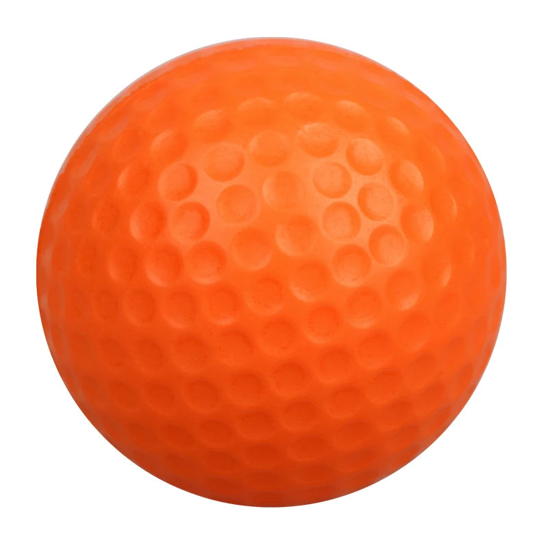 10Pcs Yellow PU Foam Golf Balls Sponge Elastic Indoor Outdoor Practice Training