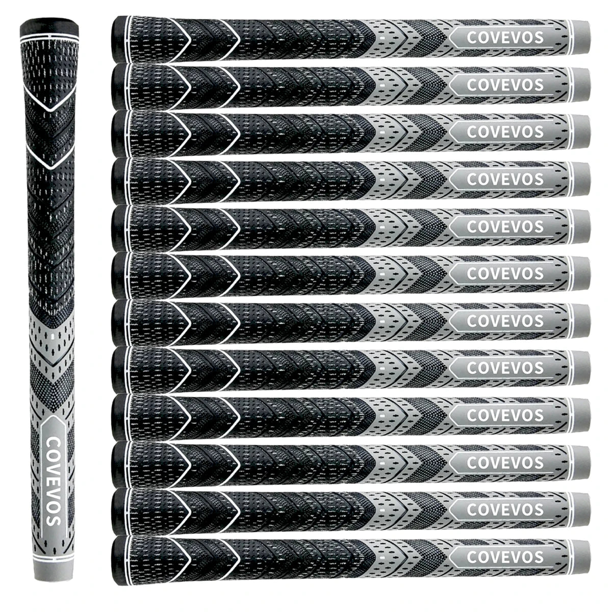 13pcs golf grips, made of natural rubber, with durable non-slip design, suitable for men and women.