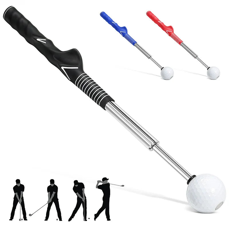 Multiple colors golf Retractable Swing Trainer - Superior Golf Training Aid, Strength and Rhythm Training for Improved Shot Swin