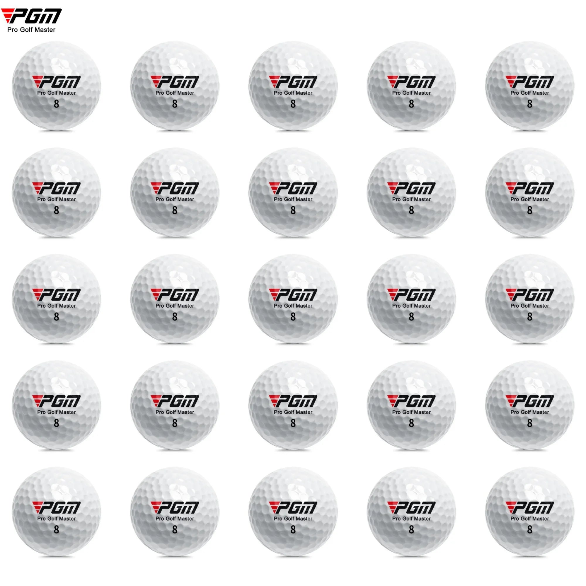 PGM Official 3-Layer Premium Golf Balls Practice Compet Performance Training for Distance Straight Shots Golf Design for Sport