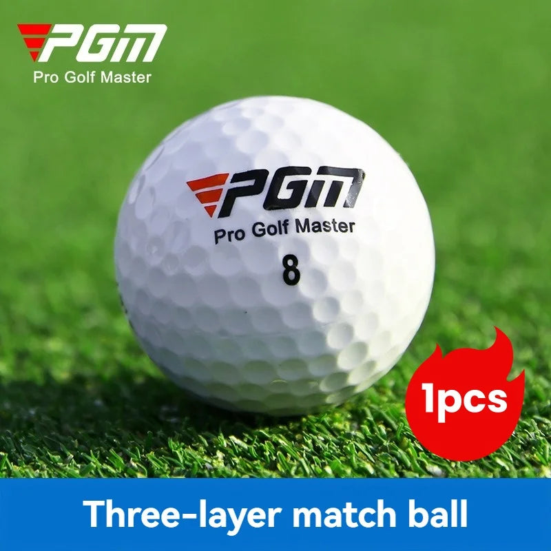 PGM Official 3-Layer Premium Golf Balls Practice Compet Performance Training for Distance Straight Shots Golf Design for Sport