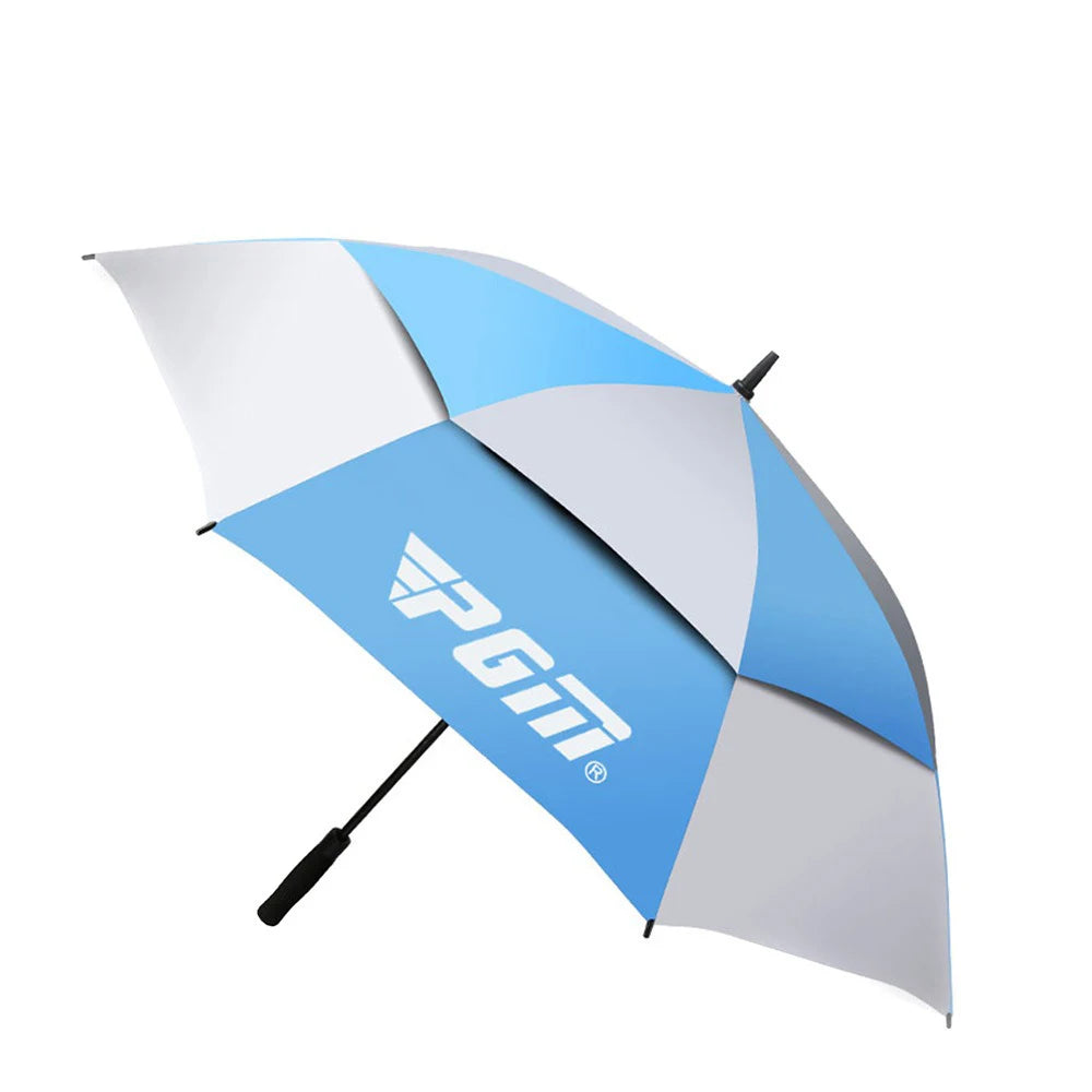Golf Umbrella Sun Protection And Rain Double Layer Wear Resistant Fiberglass Material Spring And Summer Automatic Manual